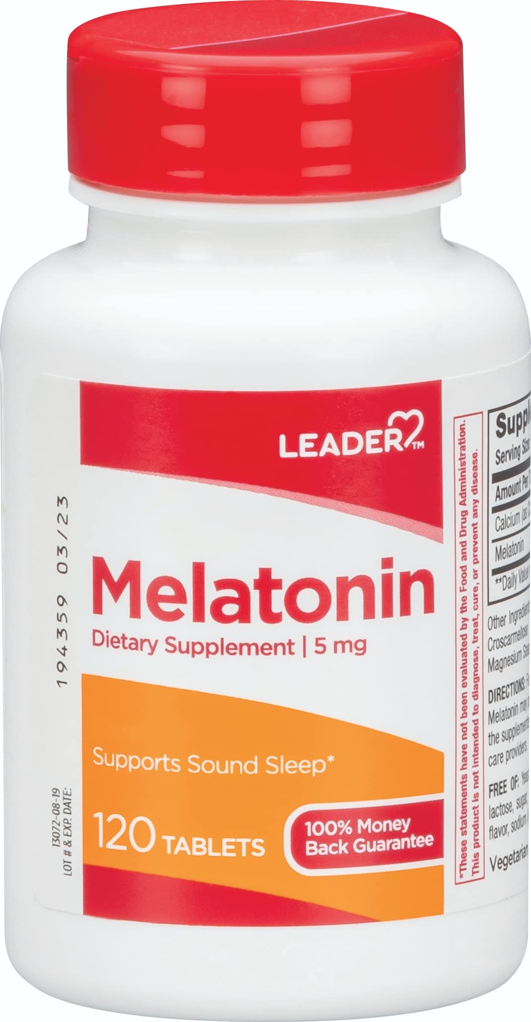 Leader Melatonin 5mg Tablets 120