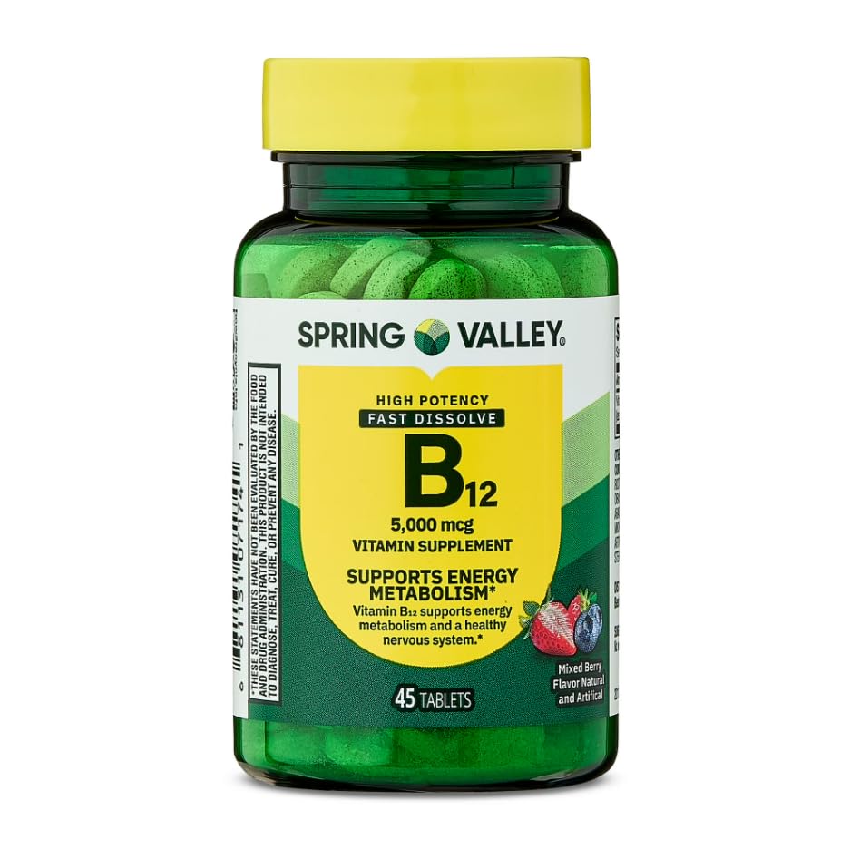 Generic Vitamin B12 Fast Dissolve Tablets, 5000 mcg, 45 Count