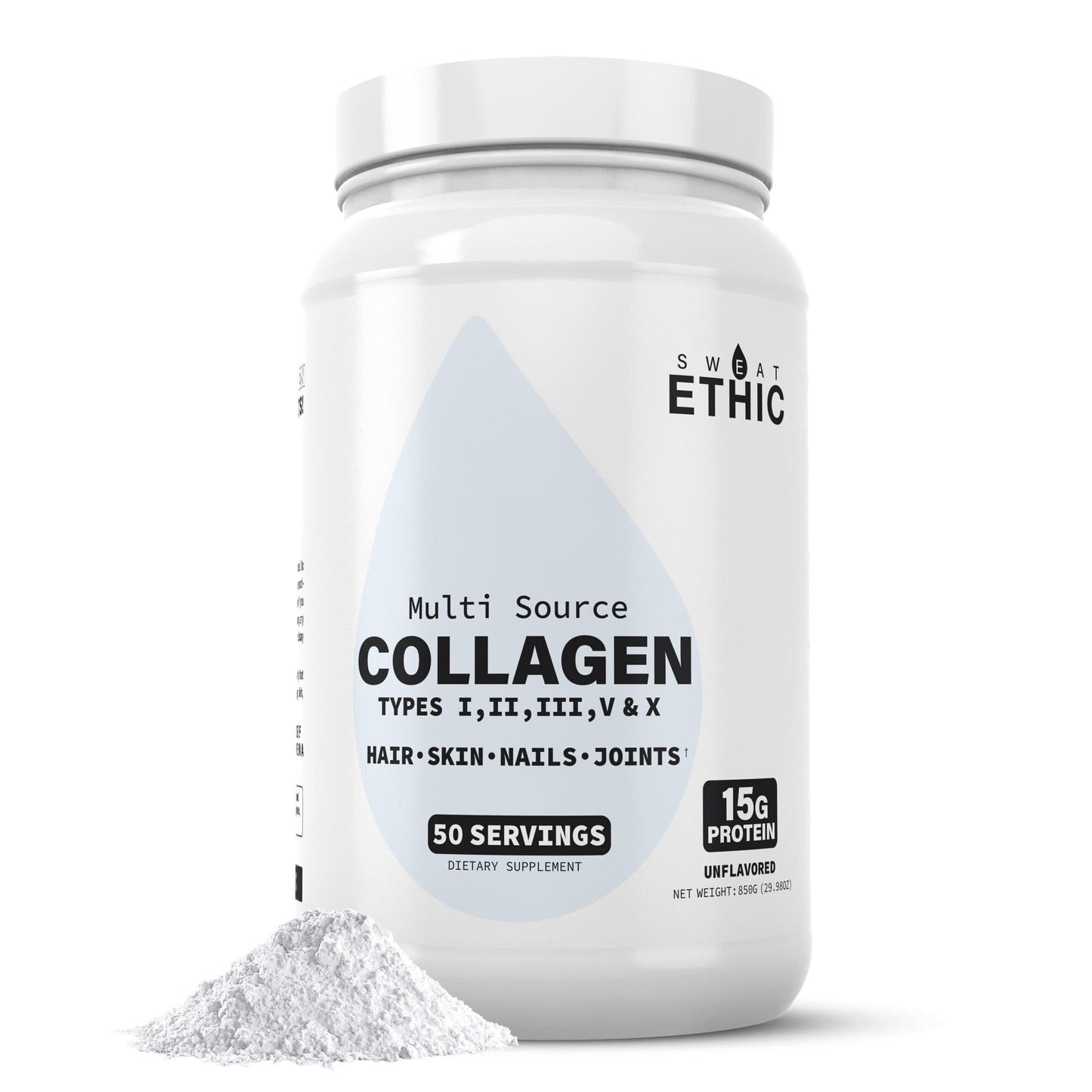 Sweat Ethic Multi Source Collagen Peptides Powder 30 Servings