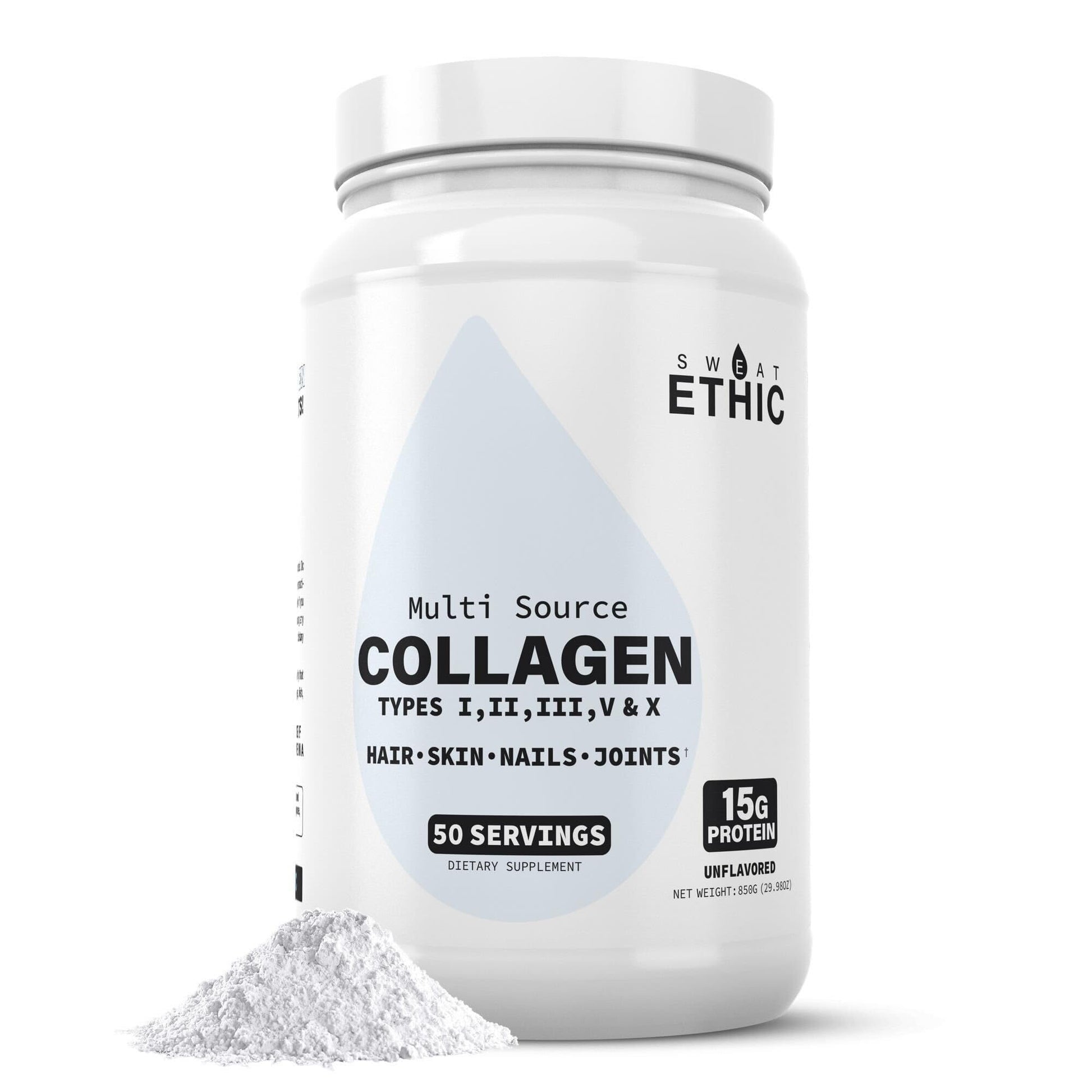Sweat Ethic Multi Source Collagen Peptides Powder 30 Servings
