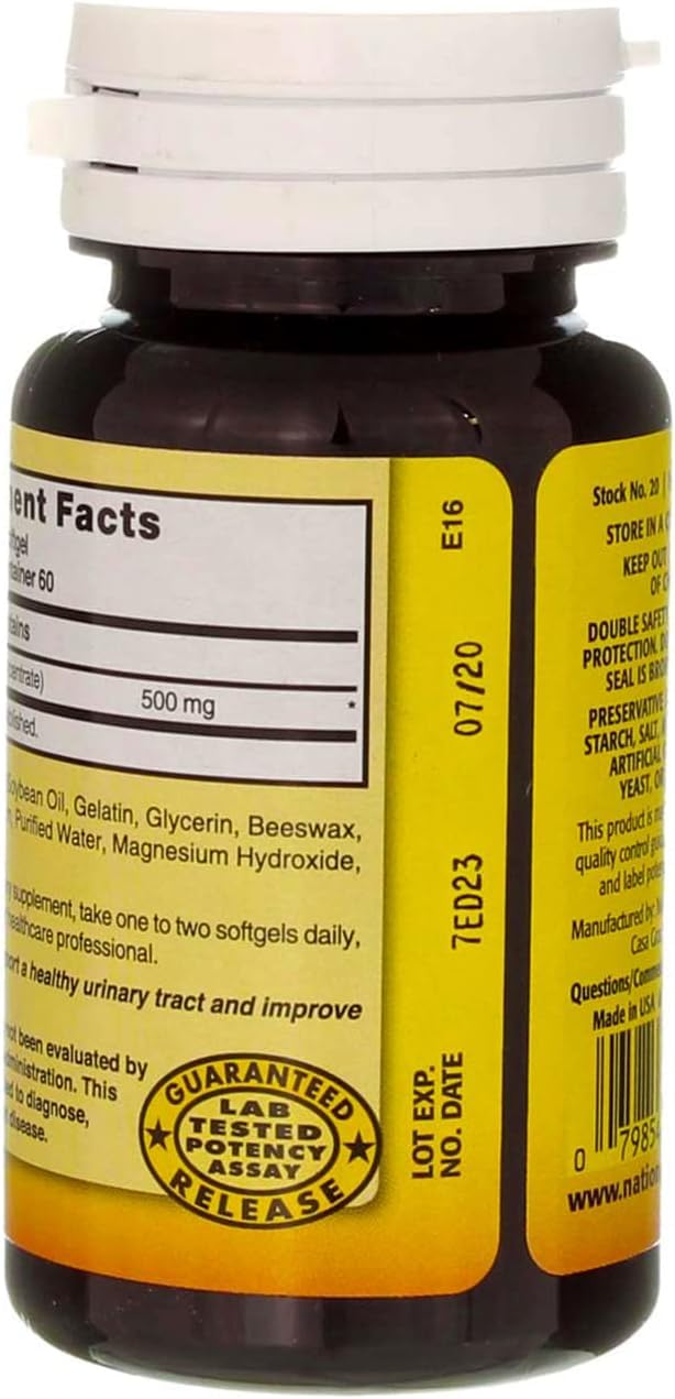 Nature's Blend Cranberry Concentrate 500 mg Softgels 360 Count