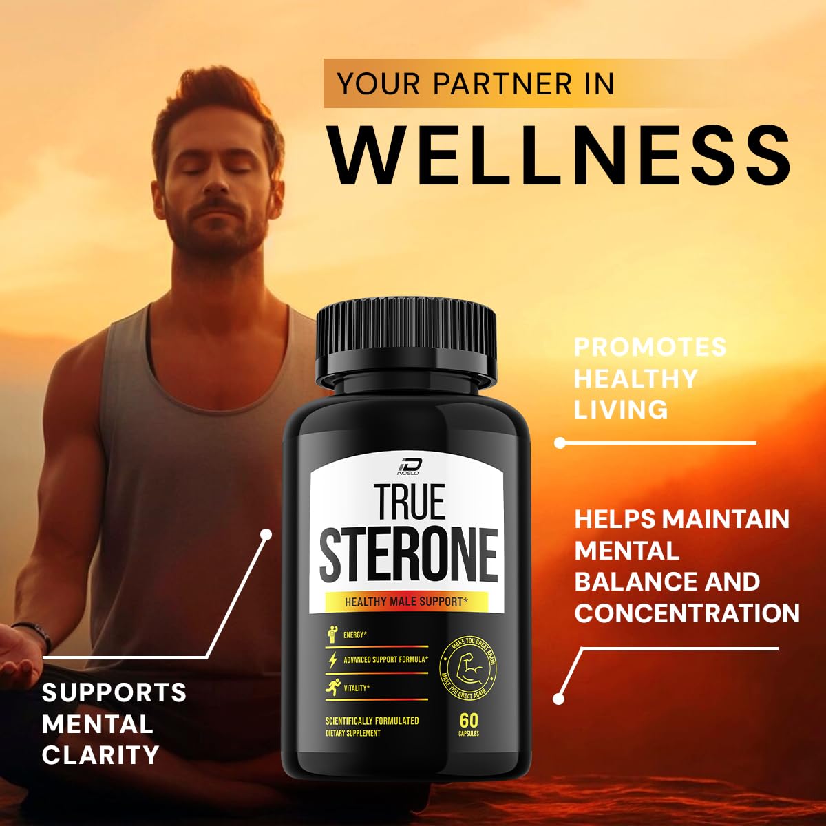 Indelo True Sterone Capsule 120 Capsules