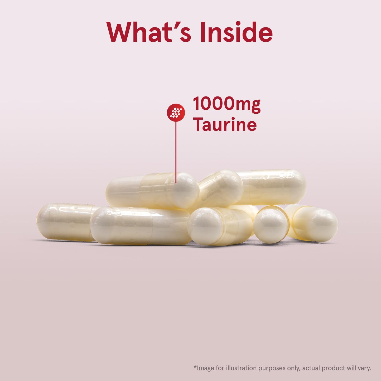 Jarrow Formulas Taurine 1000 mg Capsules, 1200 Capsules