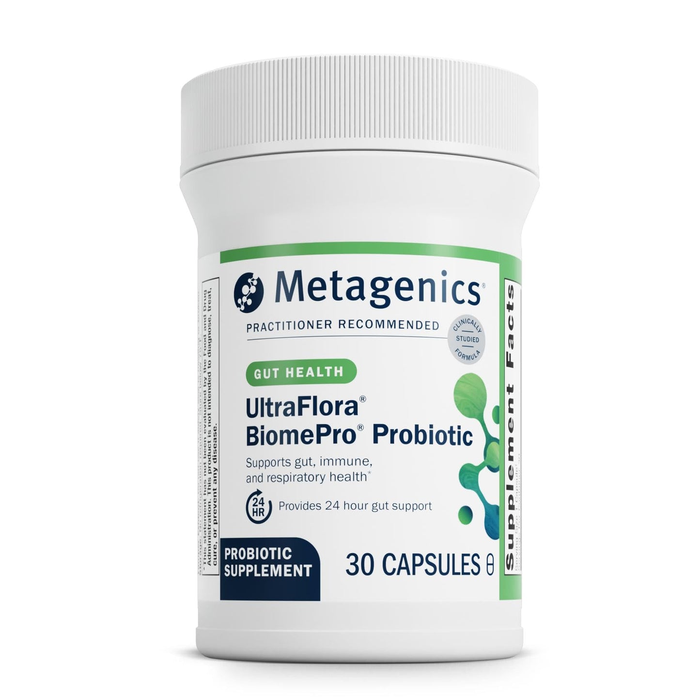 Metagenics UltraFlora BiomePro Probiotic Supplement Capsules, 30 Capsules
