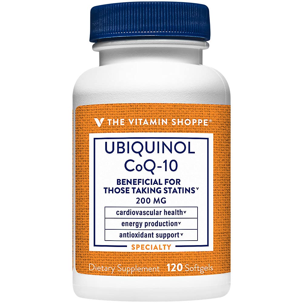 The Vitamin Shoppe Ubiquinol CoQ-10 200mg Softgels 120 Count
