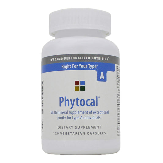 D'Adamo Personalized Nutrition Phytocal Mineral Formula (Type A) Capsules 120 Capsules