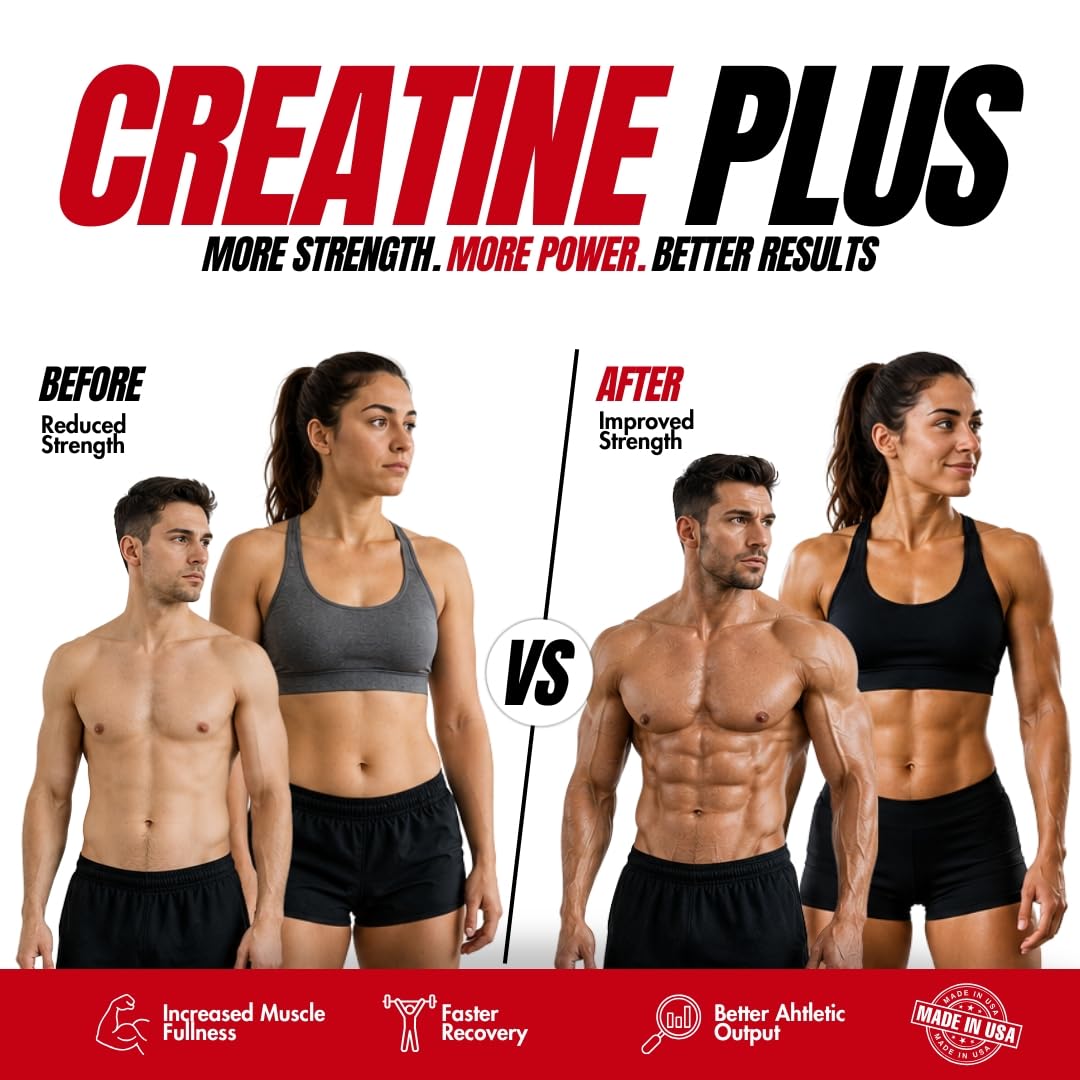 Metabolic Nutrition Micronized Creatine Monohydrate Powder for Muscle Growth, Strength & Recovery 14.8 oz