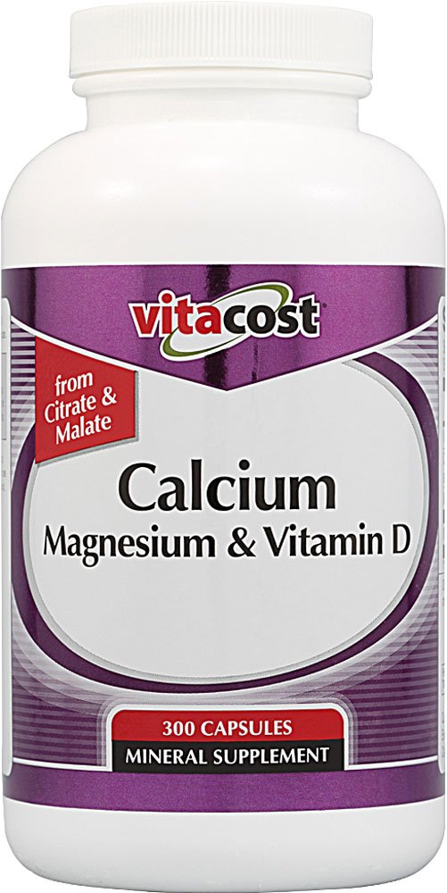 Vitacost Calcium Magnesium & Vitamin D Capsule, 1 Count