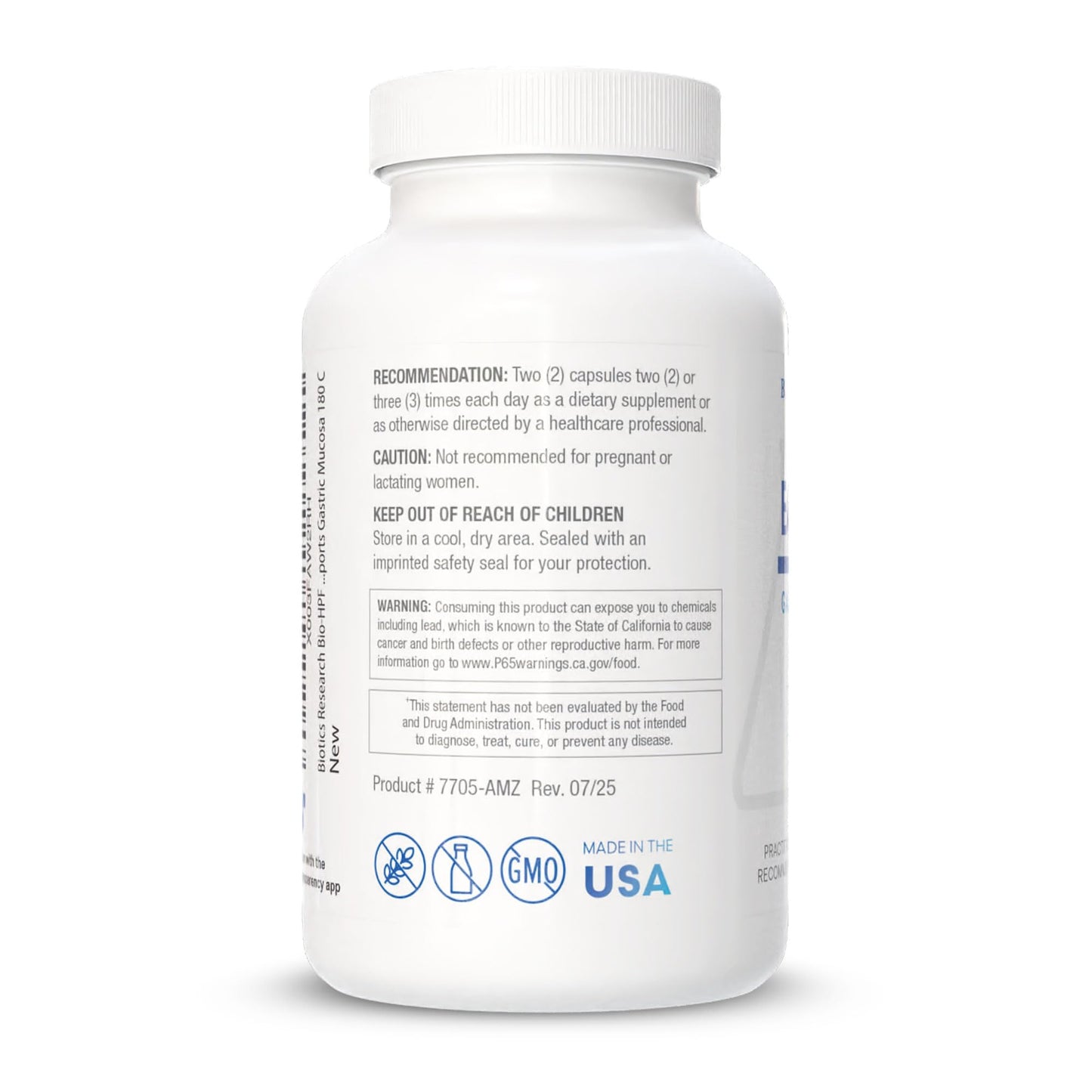 BIOTICS RESEARCH Bio-HPF Gastric Support Capsules 180