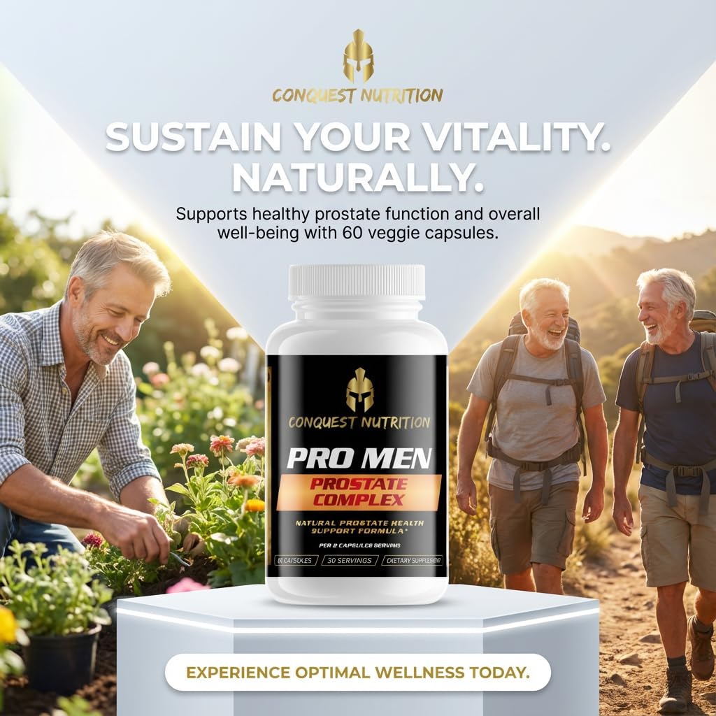 Conquest Nutrition Pro Men Prostate Complex 60 Veggie Caps