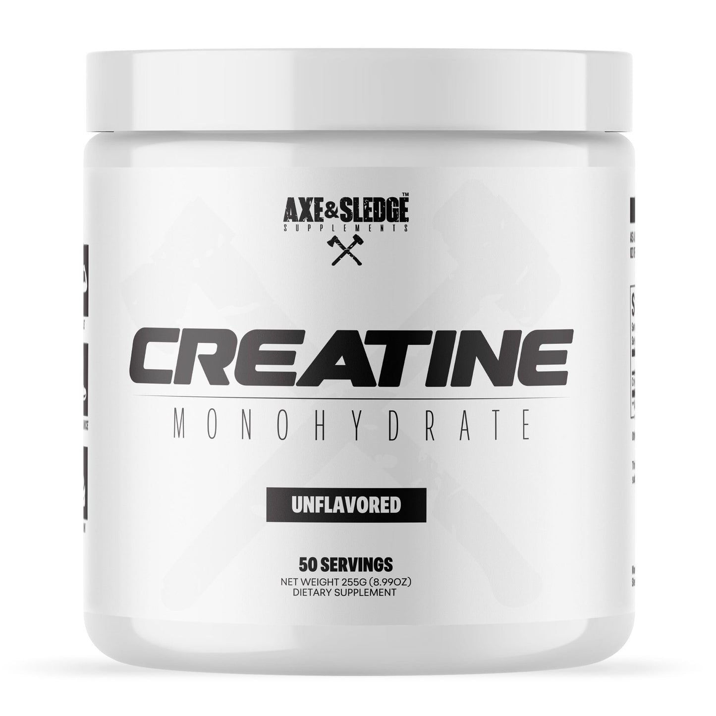 Axe & Sledge Creatine Monohydrate Powder, 50 Servings