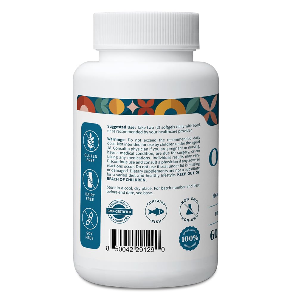 Pattern Wellness Omega 3 Softgels 60 Softgels