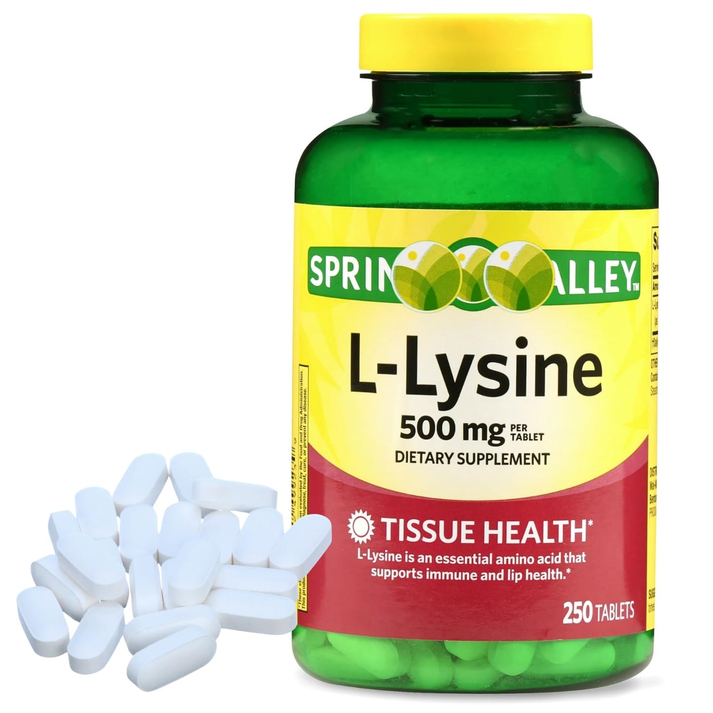 Generic L Lysine 500mg Tablets, 250 Count