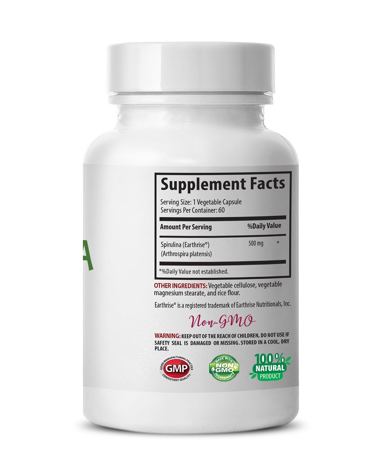 SWAN LIFE ESSENTIALS Memory Supplement for Brain with Spirulina & Chlorella Capsules, 60 Count