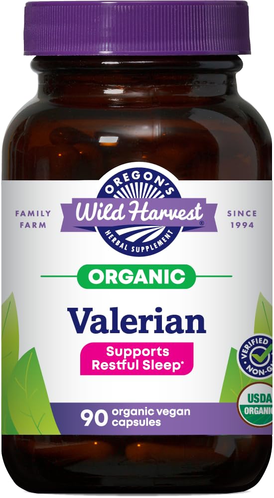 Oregon's Wild Harvest Valerian Capsules 90 Count