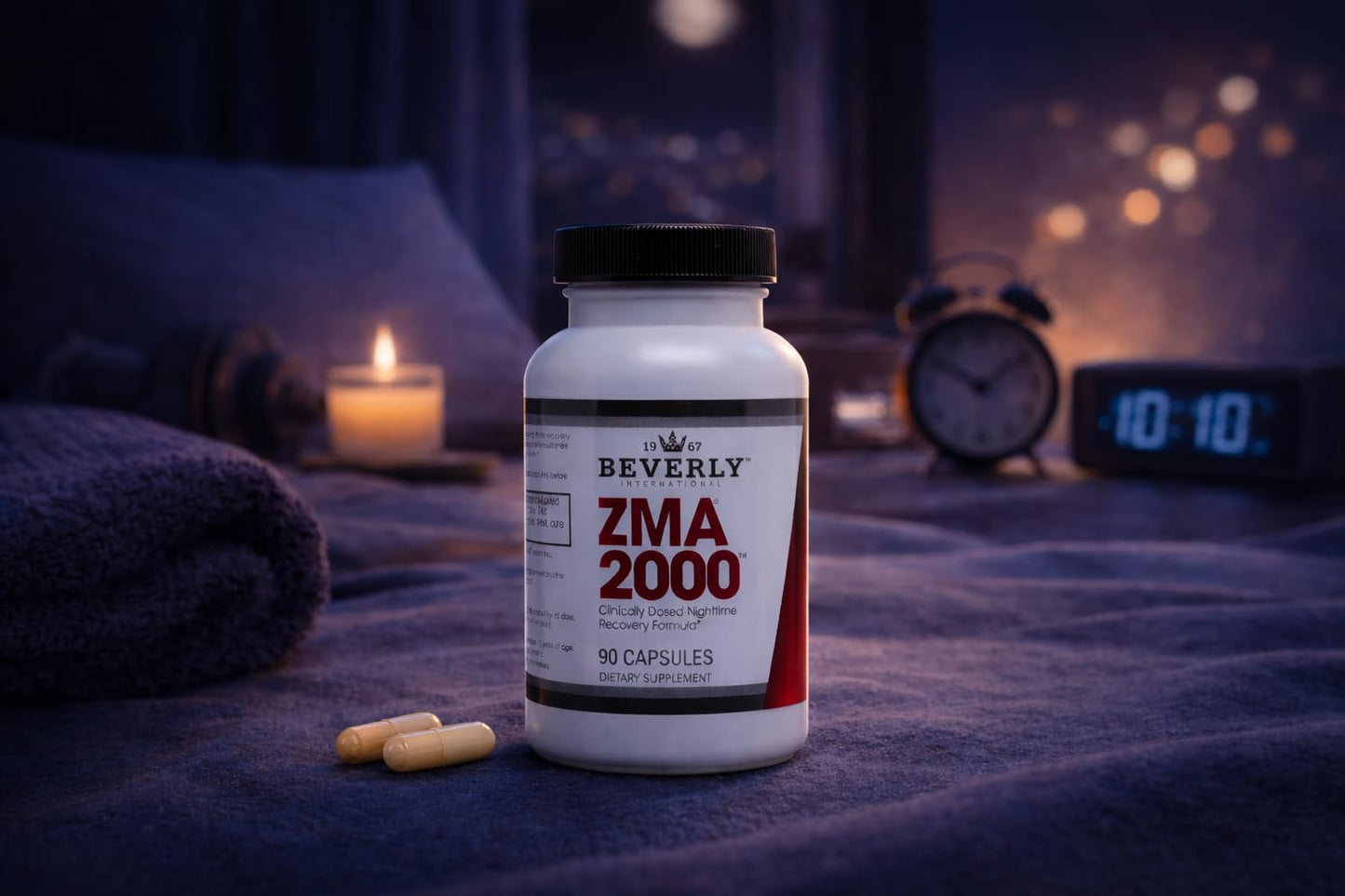 Beverly International ZMA 2000 Zinc Magnesium Aspartate Capsules, 90 Count