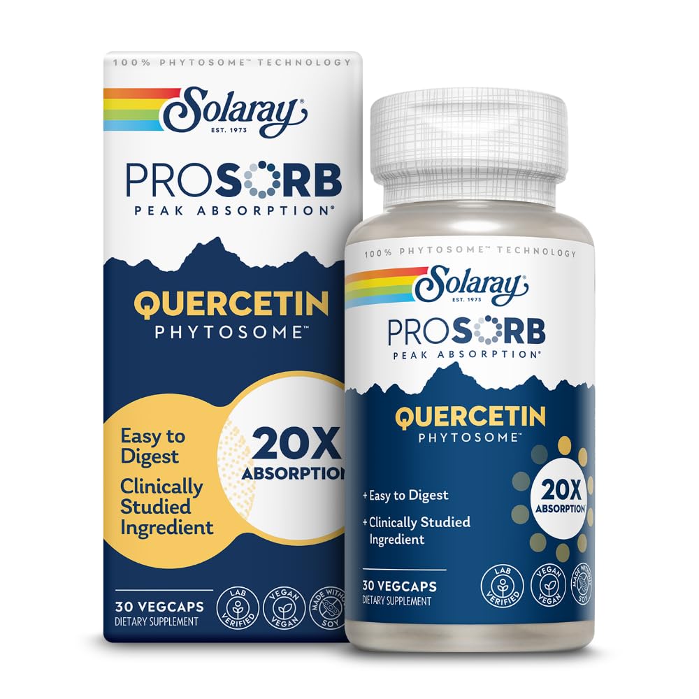Solaray Quercetin Phytosome 250 mg Capsule, 30 Capsules