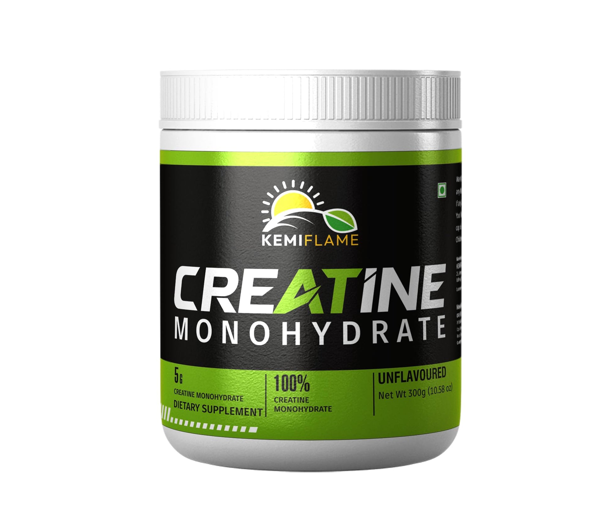 KEMIFLAME Creatine Monohydrate Powder, 60 Servings, 10.58 oz