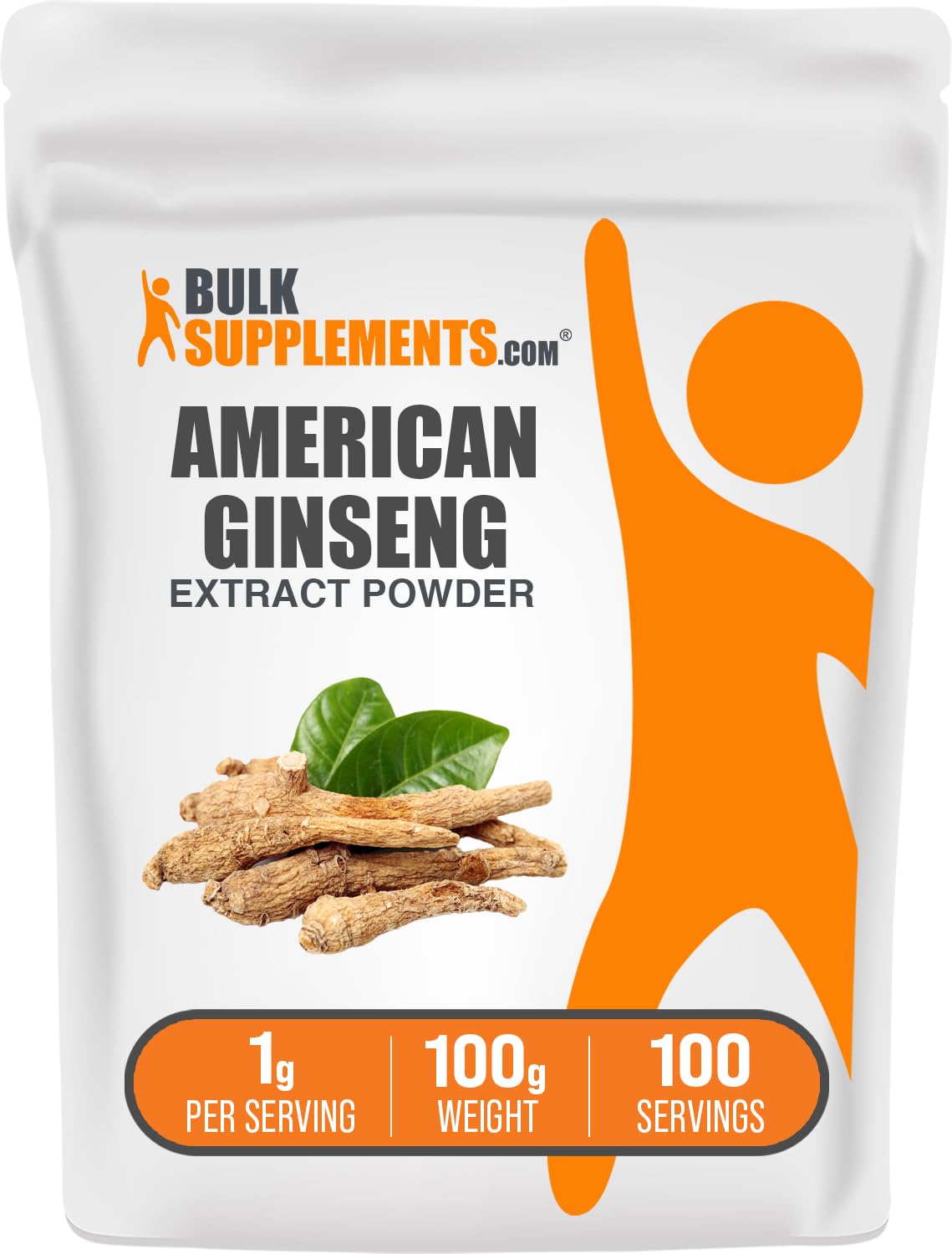 BulkSupplements American Ginseng Extract Powder, 3.5 oz