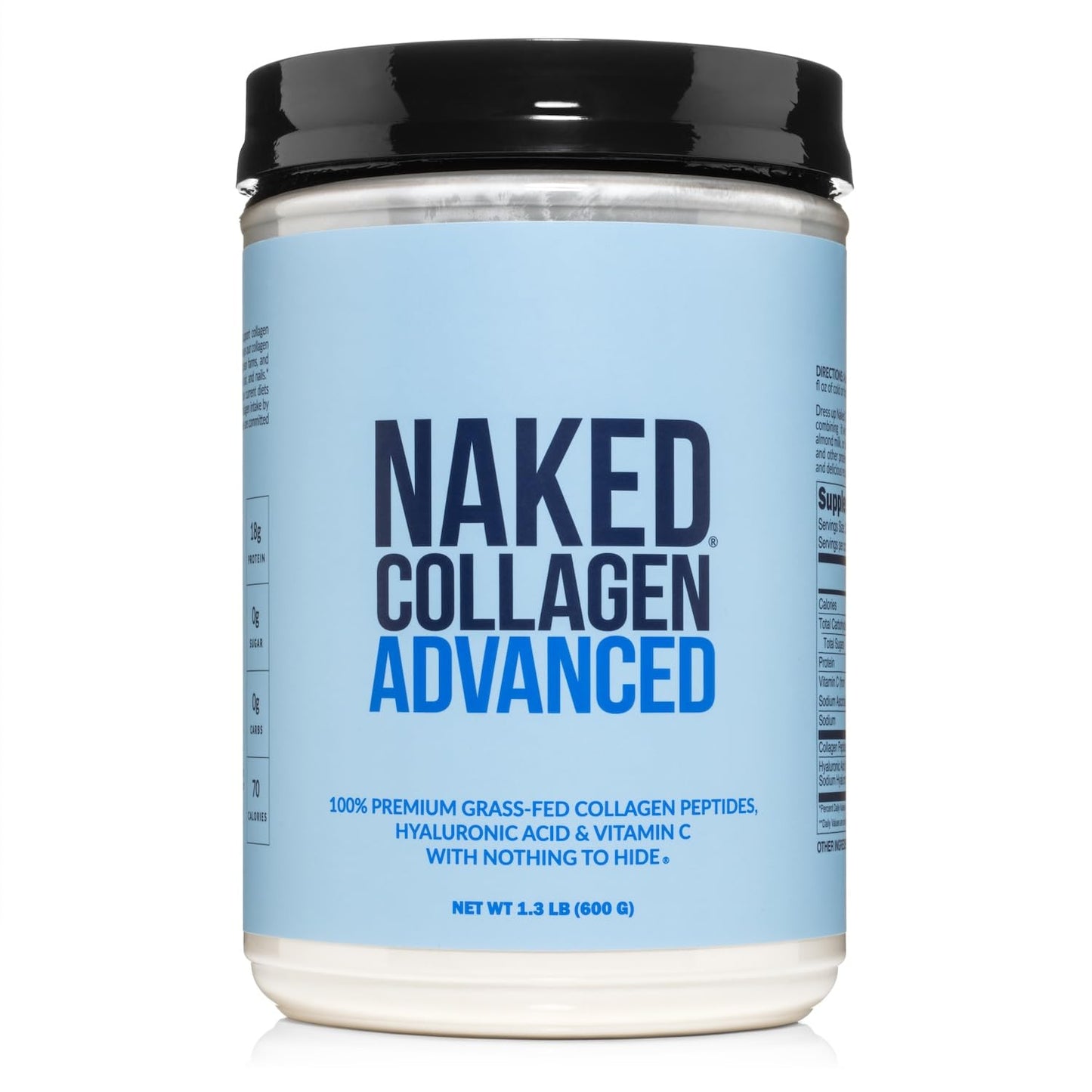 NAKED Collagen Advanced - Peptides Protein Powder, 1.3 lb