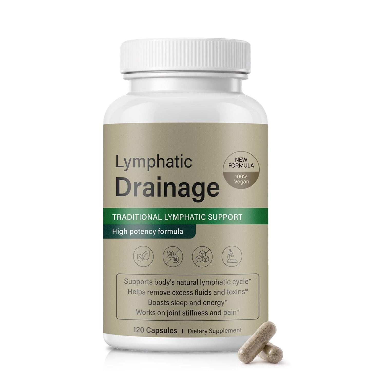 Bivinke Lymphatic Drainage Capsules, 120 Capsules