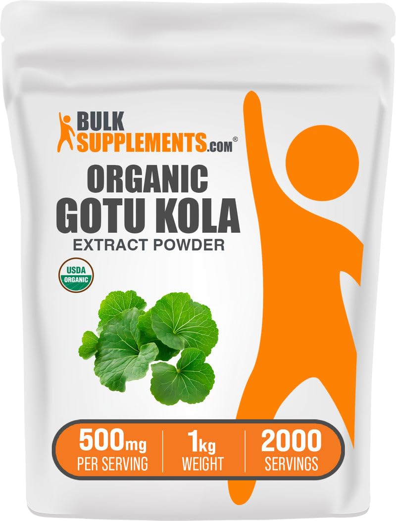 BulkSupplements Organic Gotu Kola Extract Powder 35.2 oz