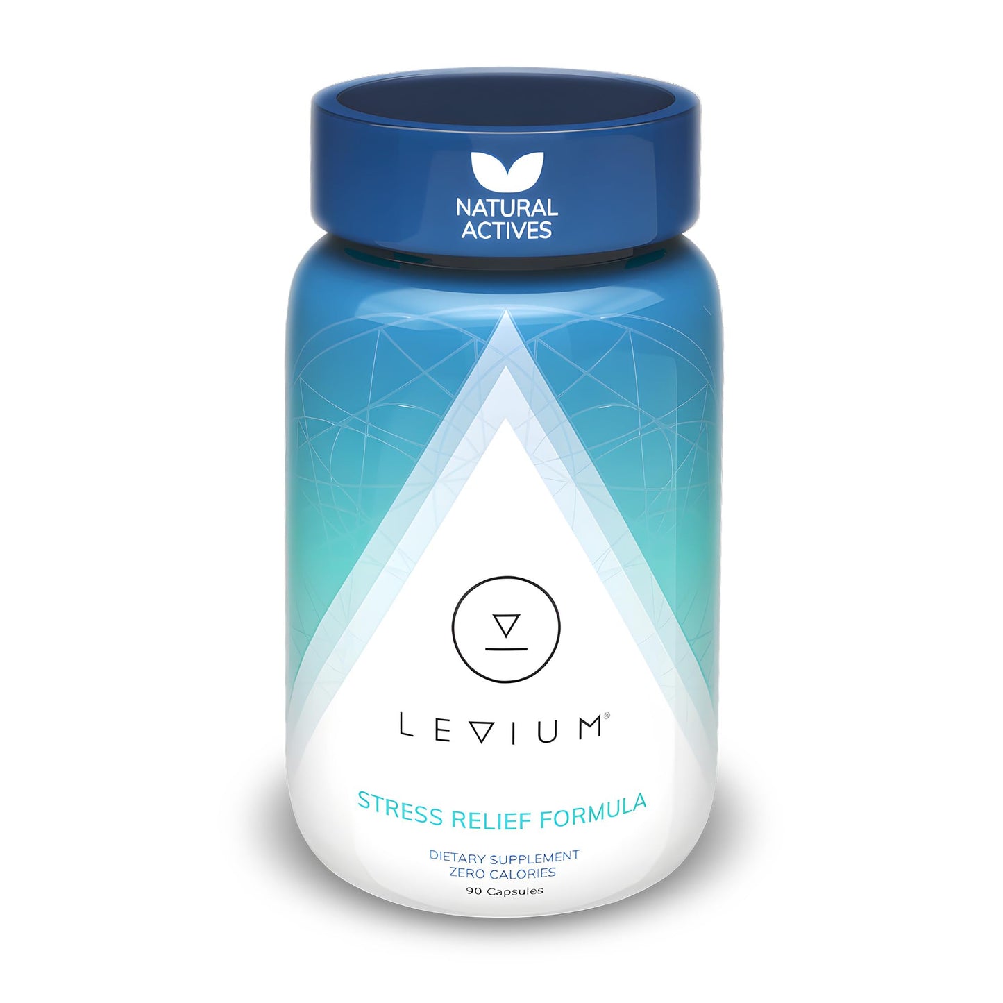 Levium Stress Supplement for Calm & Mood Support Capsules, 90 Count