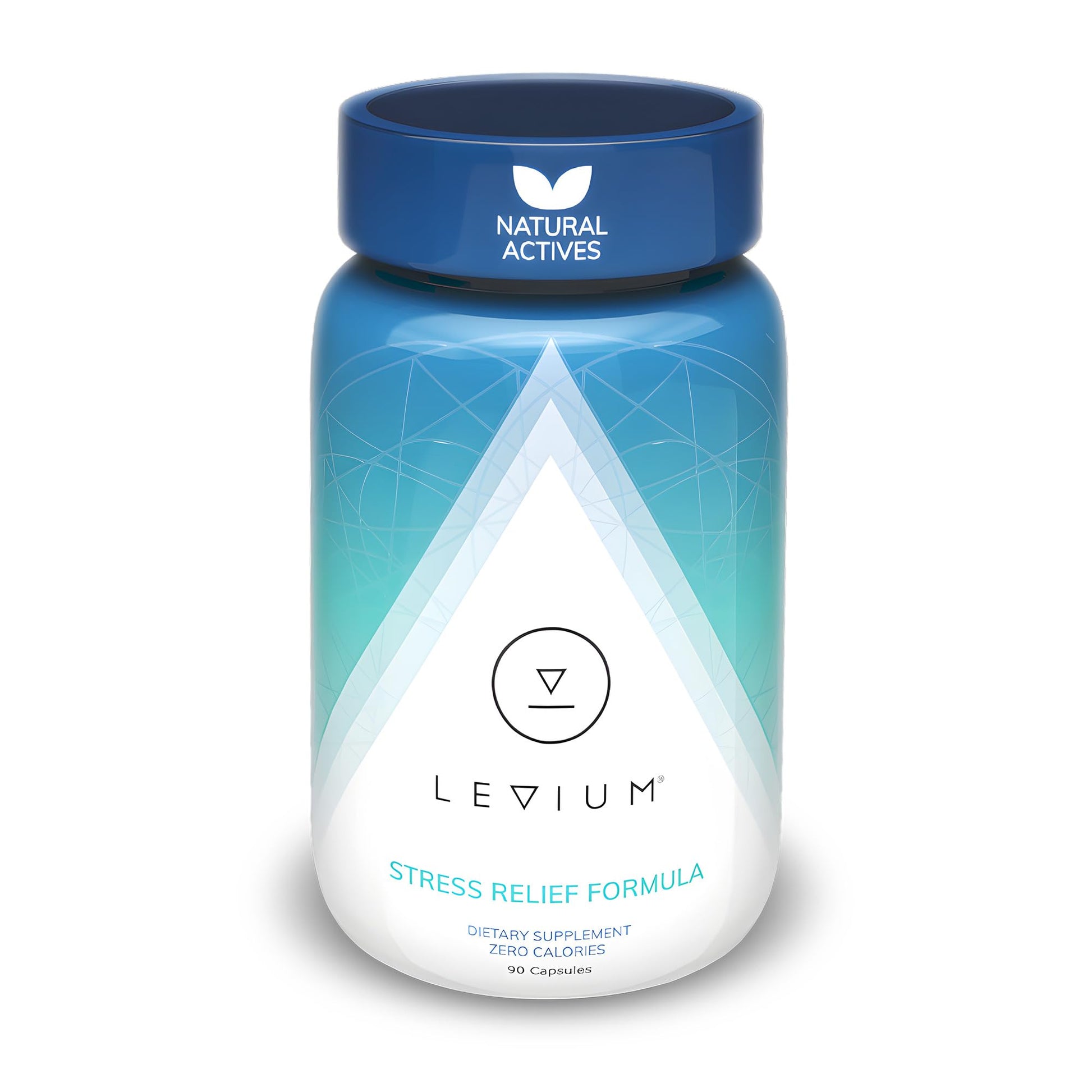 Levium Stress Supplement for Calm & Mood Support Capsules, 90 Count