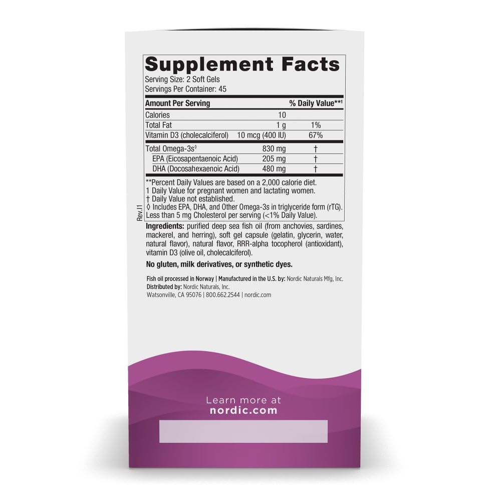 Nordic Naturals Prenatal DHA Softgels 90