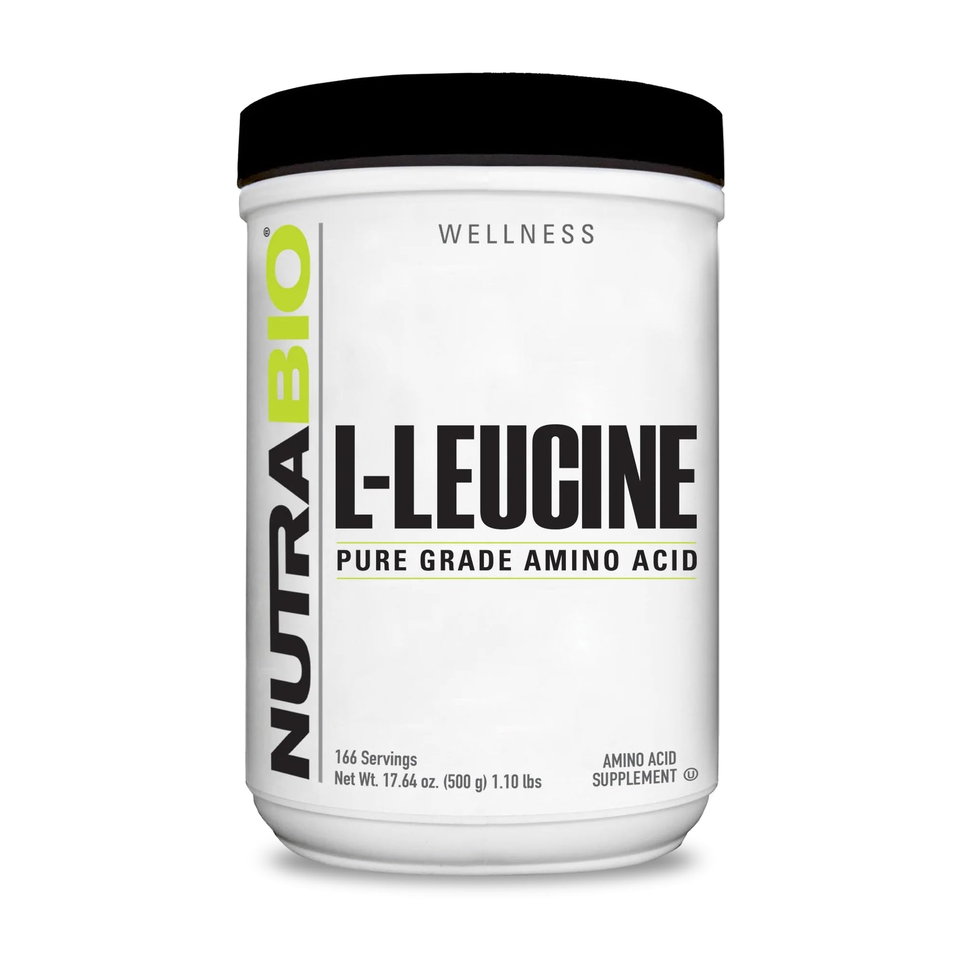NutraBio 100% Pure L-Leucine Powder 17.64 oz