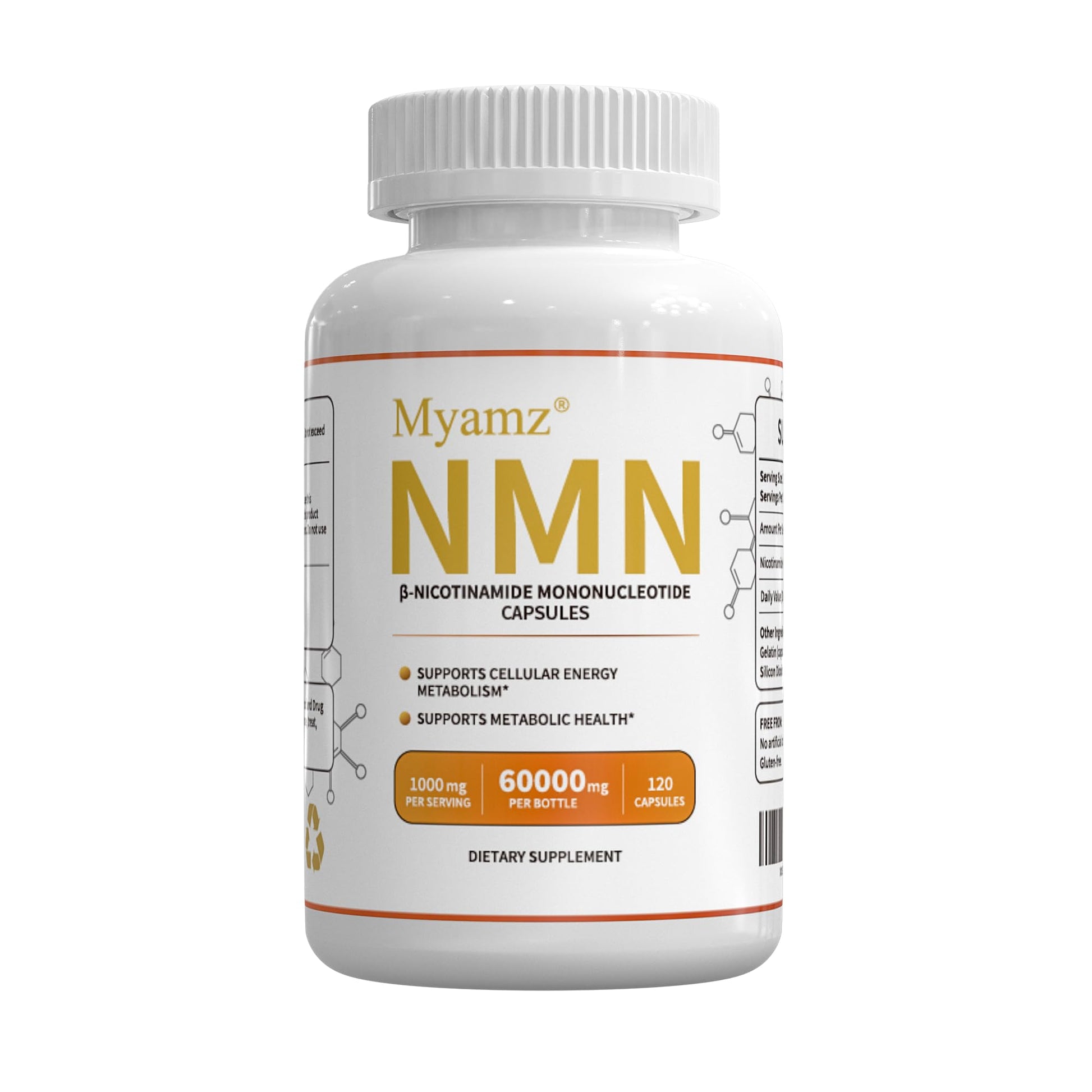Myamz NMN Supplement Capsule 120 Count