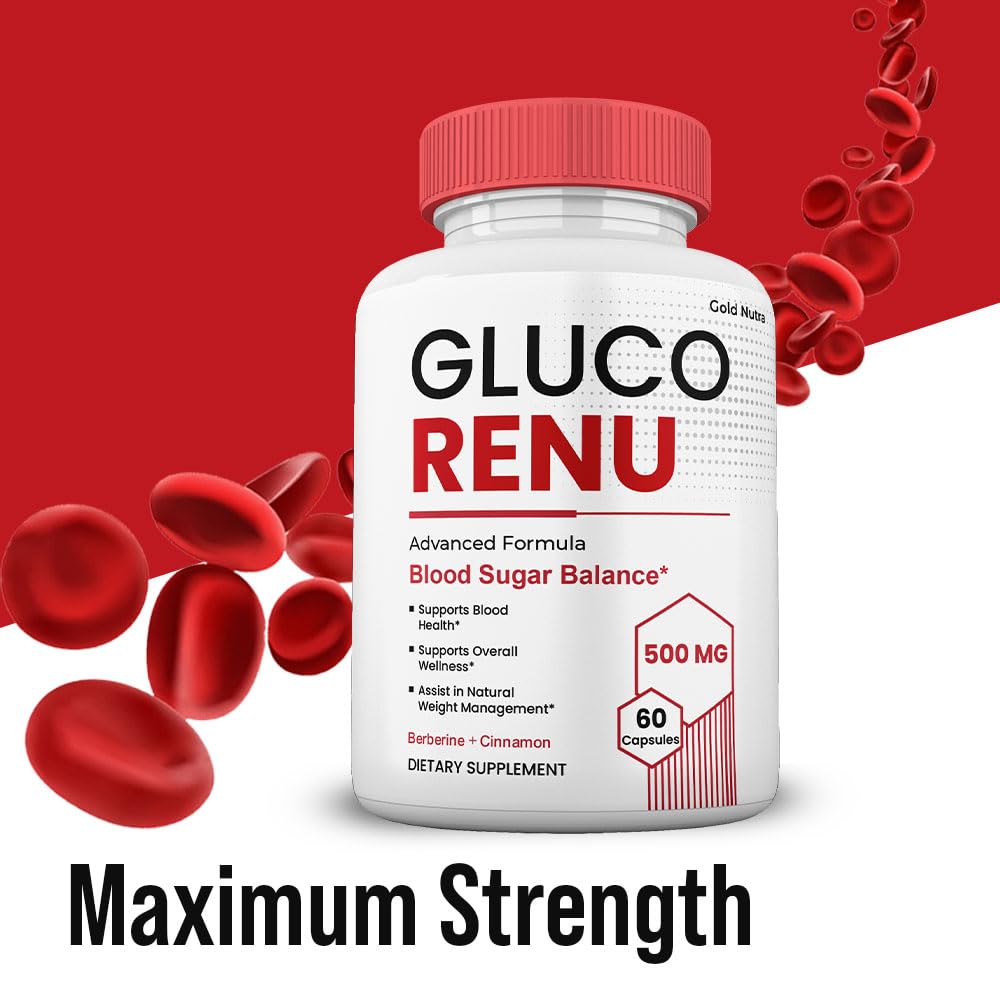 Gold Nutra GlucoRenu Capsules, 3 Pack