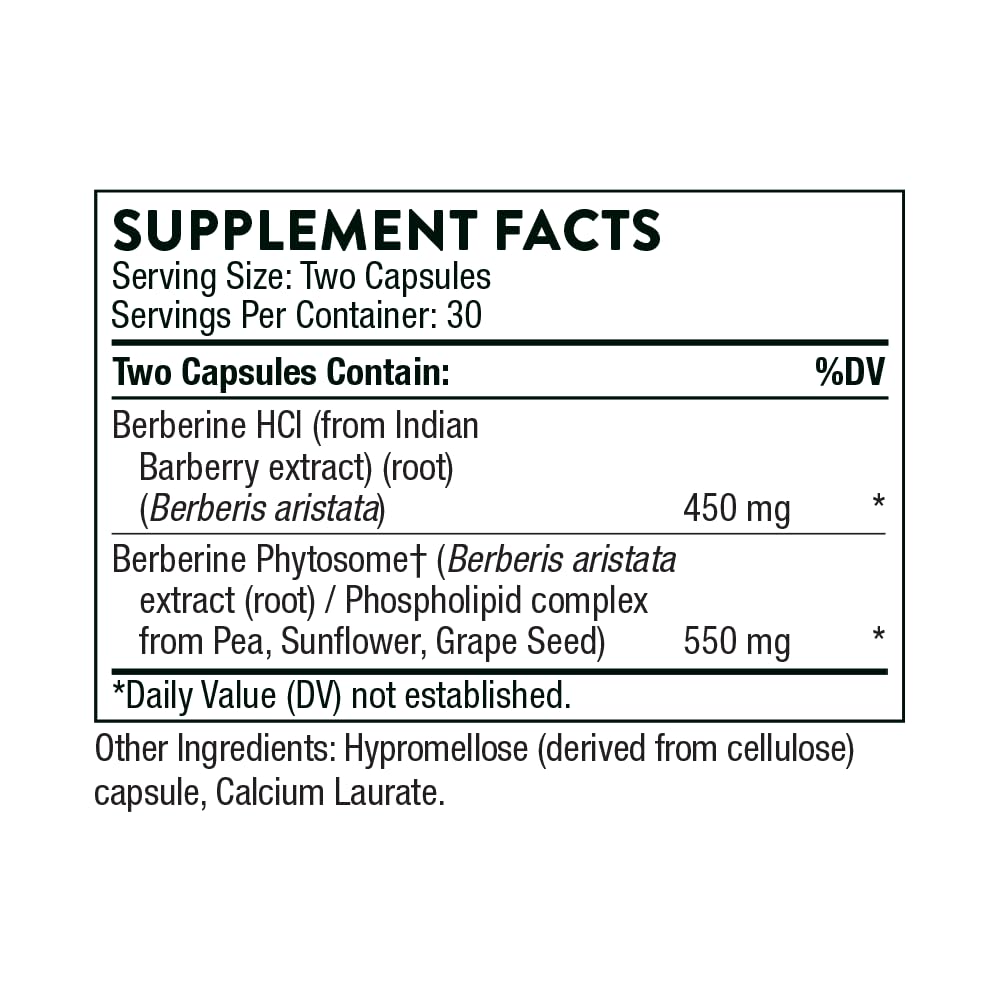 THORNE Basic B Complex & Berberine Bundle, 120 Capsules