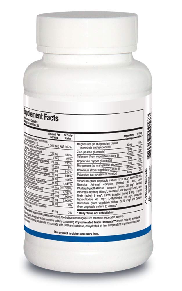 BIOTICS RESEARCH Bio Glycozyme Forte Multivitamin for Glycolytic Support, 90 Capsules