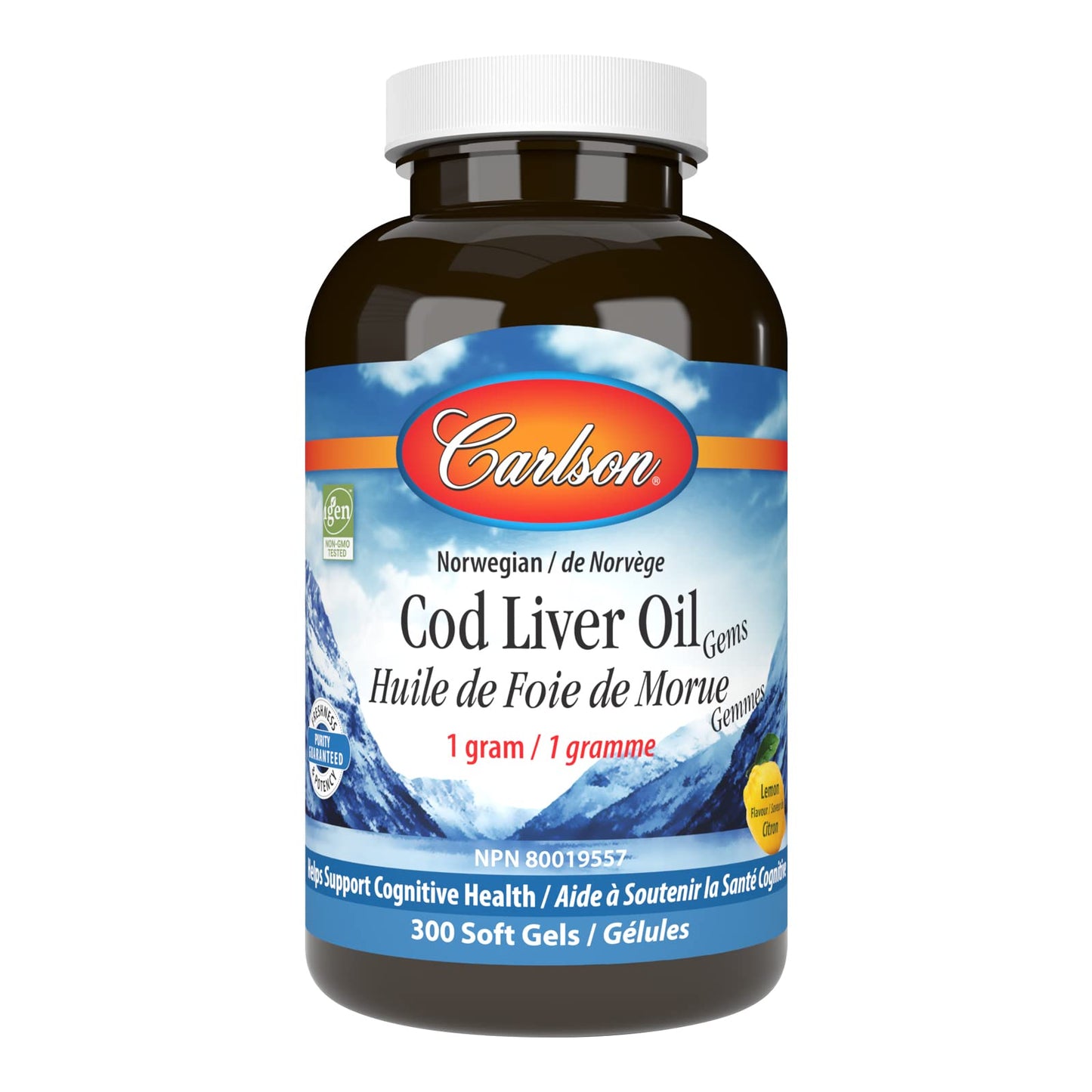 Carlson Cod Liver Oil Softgels 300 Count