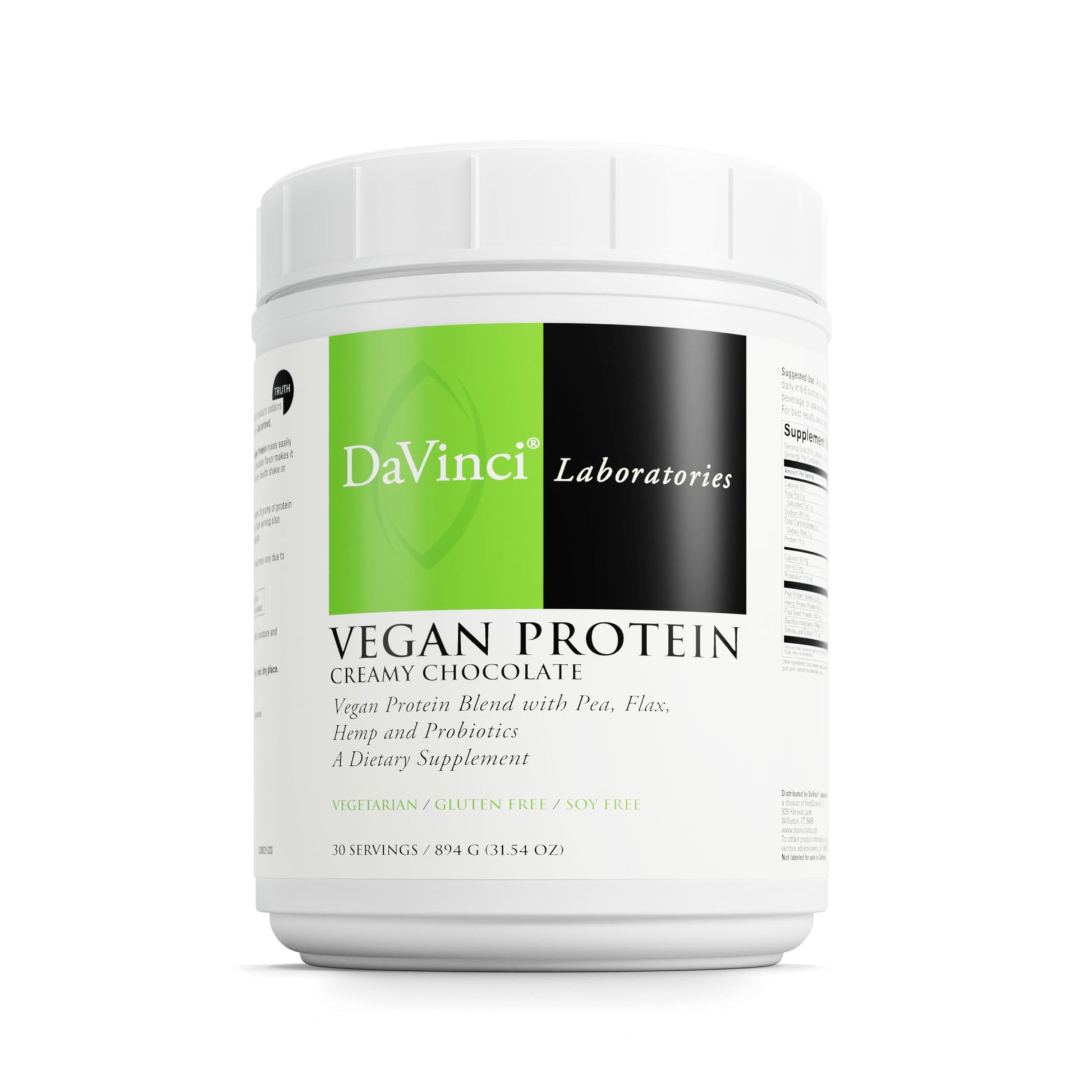 DAVINCI Vegan Protein Powder 31.54 Servings