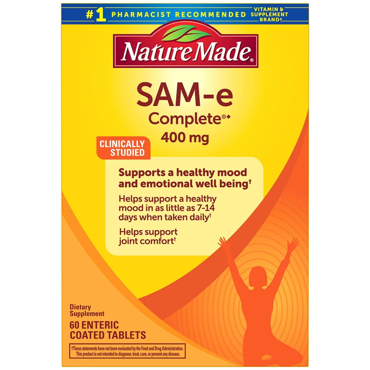 Nature Made SAM-e Complete 400 mg Tablet 60 Count