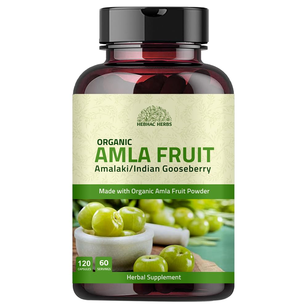 Hebhac Herbs Amla Capsules 120 Count