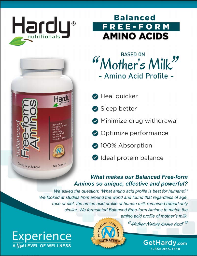 Hardy Nutritionals Balanced Free-Form Aminos Powder 240