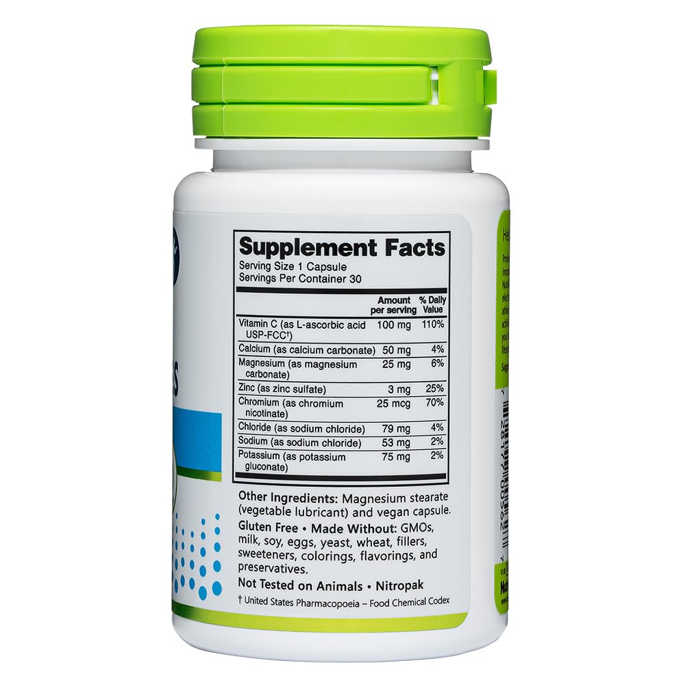 NutriBiotic Essential Electrolytes 30 Capsules