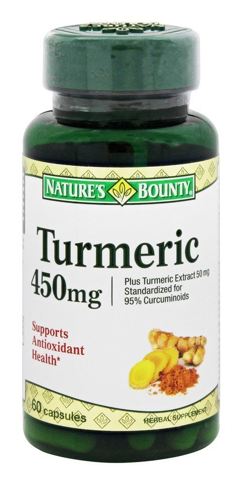 Nature's Bounty Turmeric 450 mg Capsules, 300 Count