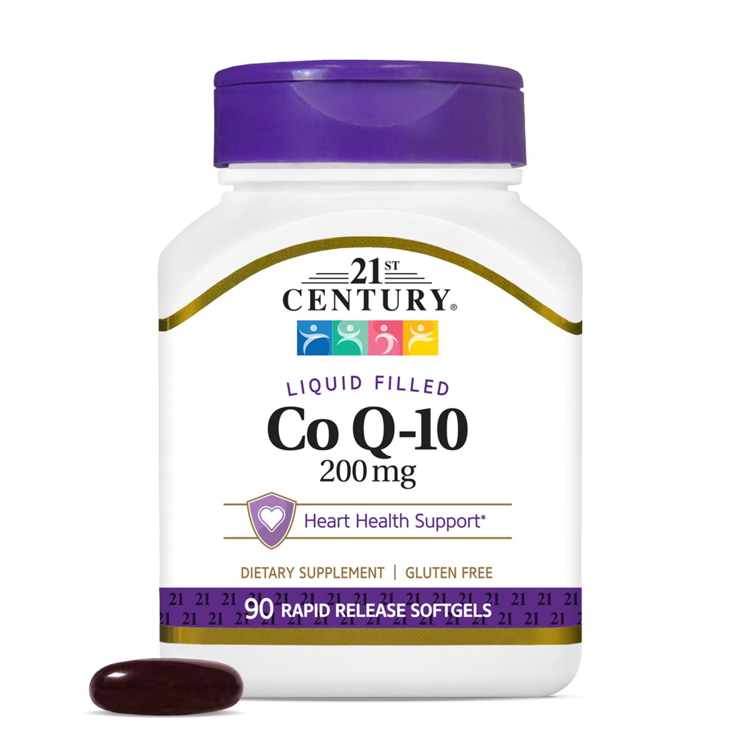 21st Century CoQ10 200mg Softgels 90 Count