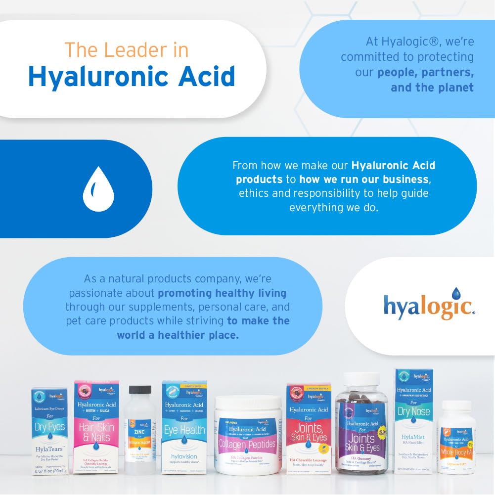 Hyalogic Hyaluronic Acid Chewable 30 Count