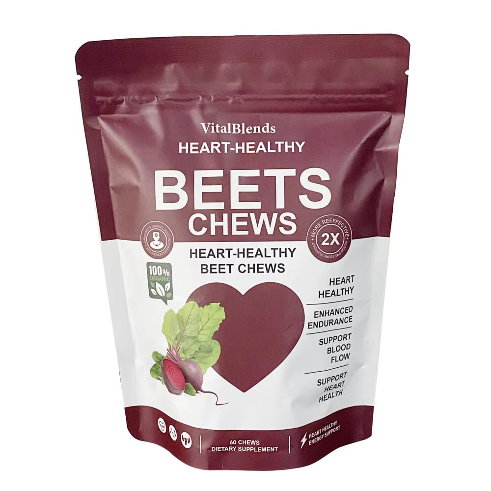 VitalBlends Beetroot Heart Capsules, 60 Count