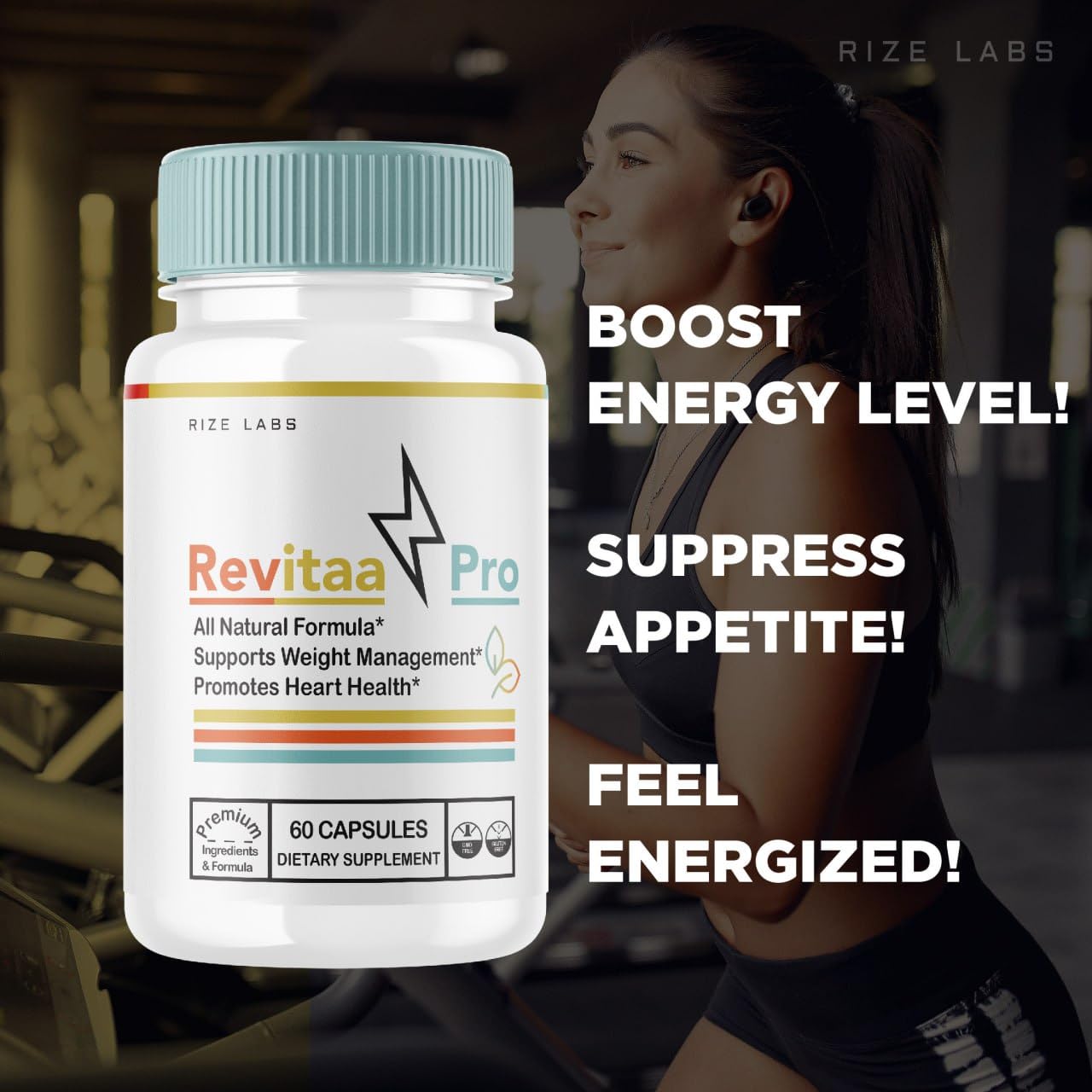 Rize Labs Revitaa Pro Weight Loss Pills Capsules 60 Count