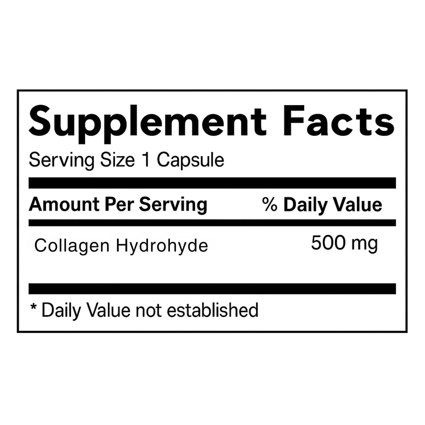 Manteniendo Tu Salud New Life Super Collagen 500mg Capsules, 90 Capsules