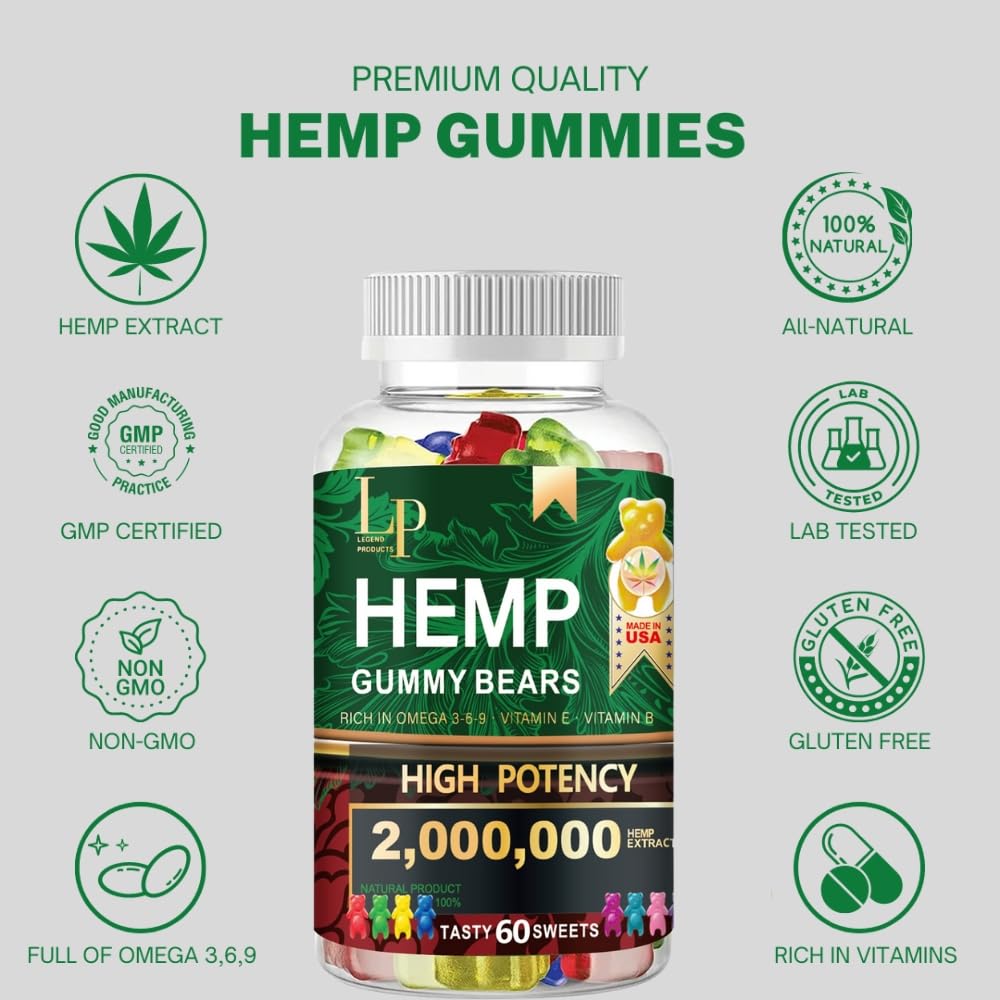 Legend Products Hemp Gummies 60 Gummies