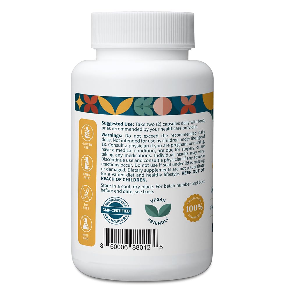 Pattern Wellness Turmeric Curcumin Supplement Capsule 60 Count