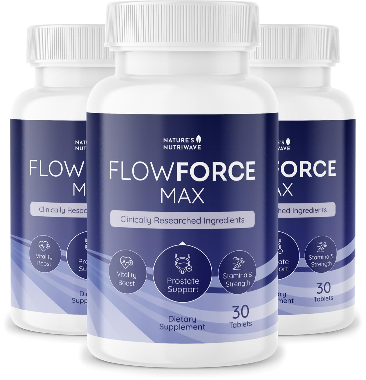 Nature’s NutriWave FlowForceMax Saw Palmetto Chewable Tablets 90 Tablets