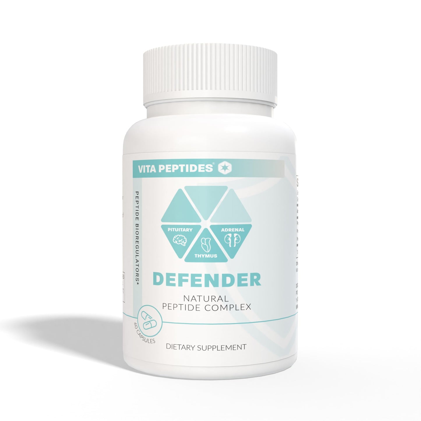 Vita Peptides Defender Natural Peptide Bioregulator Complex Capsule 60 Count